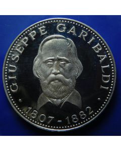 Paraguay 	 150 Guaranies	1974	Giuseppe Garibaldi 