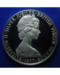 British Virgin Islands 	Dollar	1977	 25th Anniversary of the accession of Queen Elizabeth II – Silver / Proof