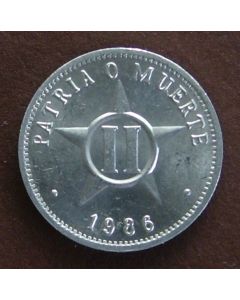 Carib.C. 2 Centavos1986 