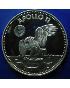 Paraguay 	 150 Guaranies	1975	 Apollo 11 Mission 