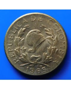 Colombia 	 5 Centavos	1965	 UNC