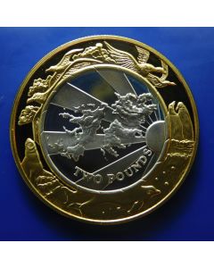 Falkland Islands	 2 Pounds	1999	 - Island map with local wildlife - Silver / Proof