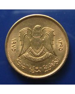 Libya 	 5 Dirham	1975	  - unc