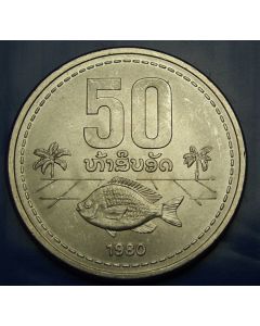 Lao	 50 Att	1980	unc