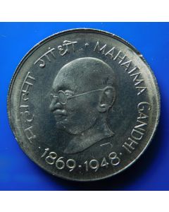 India-Republic	 Rupee	1969	 - Centennial Birth of Mahatma Gandhi, Bombay mint