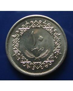 Libya 	 10 Dirhams	1975	  - unc