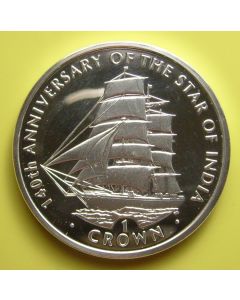  Isle of Man 	 Crown	2003	 The Star of India – Silver