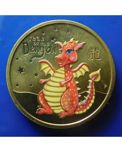 Tuvalu 	 Dollar	2012	 Year of the Dragon 