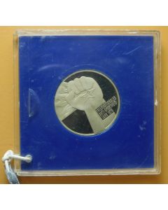 Germany Democratic Republic 	 5 Mark	1978	 Anti-Apartheid Year – in Original sealed box,Proof