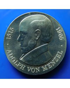 Germany Democratic Republic 	 5 Mark	1980	 75th Ann. Death of Adolph von Menzel