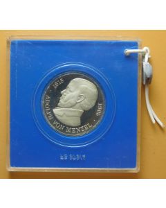 Germany Democratic Republic 	 5 Mark	1980	 75th Ann. Death of Adolph von Menzel – in Original sealed box, Proof