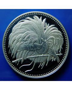 Papua New Guinea 	 5 Kina	1994	 Paradise Bird – Silver / Proof