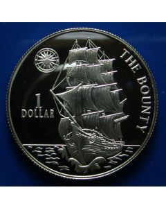 Niue 	 Dollar	1992	 - Cook's Pacific Voyages - Proof / Silver