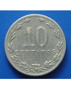 Argentina 	 10 Centavos	1938	  - Capped Liberty head