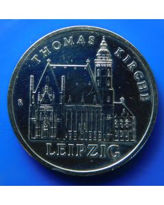 Germany Democratic Republic 	 5 Mark	1984	 Thomas Church of Leipzig