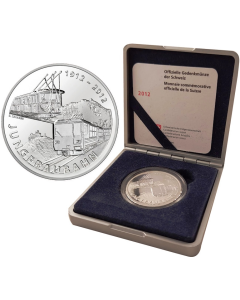 Switzerland	 20 Francs	2012	 Jungfrau Railway,  Proof in original box