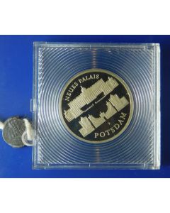 Germany Democratic Republic 	 5 Mark	1986	 Potsdam New Palace – in Original sealed box, Proof