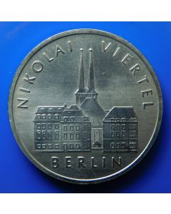 Germany Democratic Republic 	 5 Mark	1987	 Berlin Nikolai Quarter