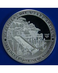 Carib.C.	10 Pesos	1997	- Hanging Gardens of Babylon - Silver / Proof