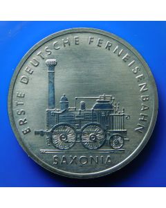 Germany Democratic Republic 	 5 Mark	1988	 Germany´s First Railroad