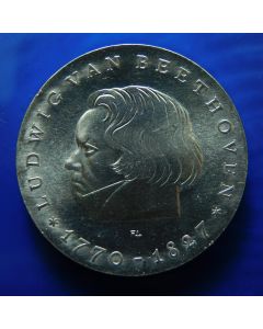 Germany Democratic Republic 	 10 Mark	1970	 Ludwig Van Beethoven - Silver