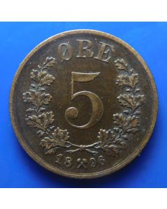 Norway 	 5 Øre	1896