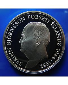 Iceland 	1000 Kronur	1994	Sveinn Bjornsson, 50th Ann. Of Icelandic-Republic - Proof*** / Silver