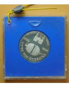 Germany Democratic Republic 	 10 Mark	1977	 375th Ann. Birth of Otto von Guericke – in Original sealed box,  Proof / Silver