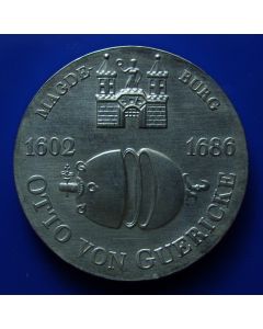 Germany Democratic Republic 	 10 Mark	1977	 375th Ann. Birth of Otto von Guericke - Silver - BU