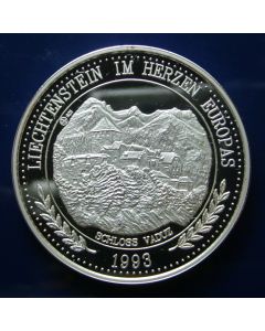 Liechtenstein 	 20 Ecu 	1993	 - Liechtenstein in hertzen Europas - Proof / Silver