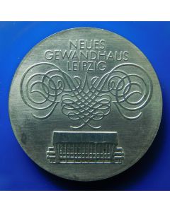 Germany Democratic Republic 	 10 Mark	1982	 Leipzig Gewandhaus - Silver