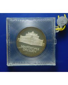 Germany Democratic Republic 	 10 Mark	1985	 Restoration of Semper Opera in Dresden – in Original sealed box, Proof / Silver