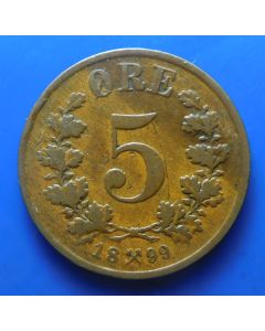 Norway 	 5 Øre	1899