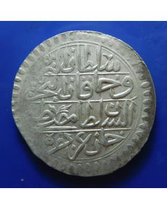 Tunisia 	 Piastre	1186	 Hammered coinage – Mustafa III