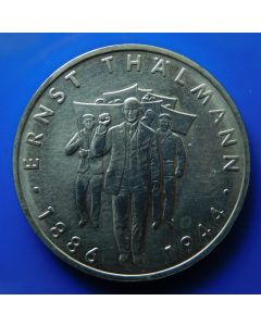 Germany Democratic Republic 	 10 Mark	1986	 100th Ann. Birth of Emst Thalmann, Communist Politition 