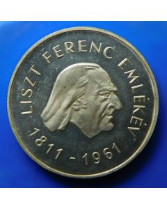 Hungary	 25 Forint	1961	 150th Anniversary of Franz Liszt – Silver / Proof