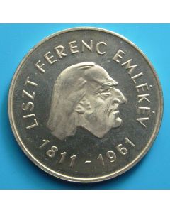 Hungary	50 Forint	1961	 Liszt - Proof / Silver