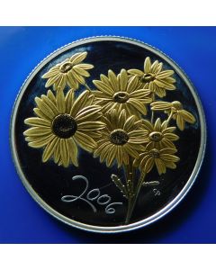 Canada 	50 Cents	2006	 - Golden Daisy / Silver