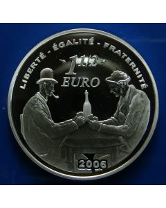 France 	 1½ Euro	2006	 Paul Cezanne - Silver