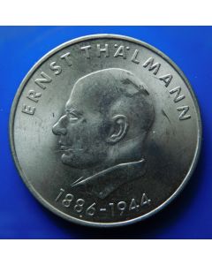 Germany Democratic Republic 	 20 Mark	1971	 85th Birthday of Ernst Thalmann