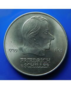 Germany Democratic Republic 	 20 Mark	1972	 Friedrich von Schiller