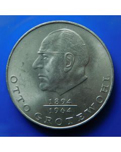 Germany Democratic Republic 	 20 Mark	1973	 Otto Grotewohl