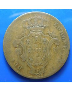 Azores 	 10 Reis	1865	Luiz I – PORTUGALIAE ET ALGARBIORUM REX 