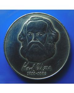 Germany Democratic Republic 	 20 Mark	1983	100th Ann. Death of Karl Marx - BU