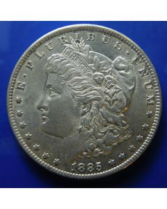 United States	 Morgan Dollar	 1885O	 - Mintmark O 