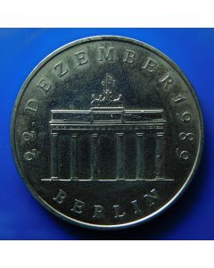 Germany Democratic Republic 	 20 Mark	1990	 Opening of Brandenburg Gate