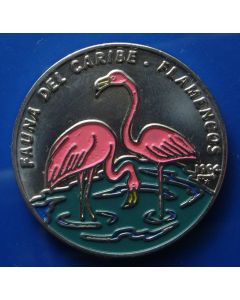 Carib.C.	 Peso	1994	 -  Flamingos (Thin water splashes) – unc