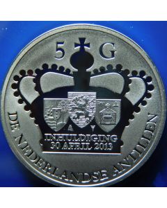 Netherlands Antilles 	 5 Gulden	2013