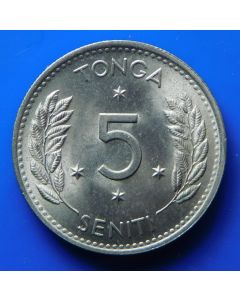 Tonga 	 5 Senti	1967	