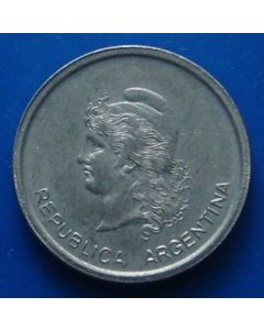 Argentina 	 Centavo	1983	  - Capped Liberty head